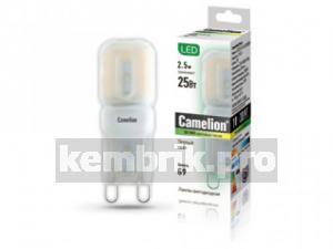 Лампа светодиодная Camelion Led2.5-g9-sl/830/g9