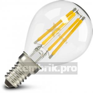 Лампа светодиодная X-flash Xf-e14-fl-p45-4w-2700k-230v 10шт